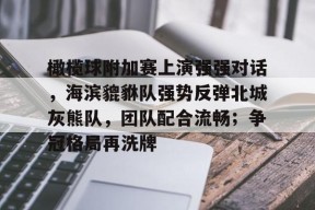 爱游戏-橄榄球附加赛上演强强对话，海滨貔貅队强势反弹北城灰熊队，团队配合流畅；争冠格局再洗牌的简单介绍